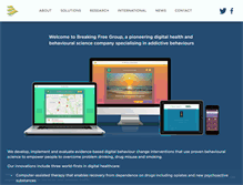 Tablet Screenshot of breakingfreegroup.com